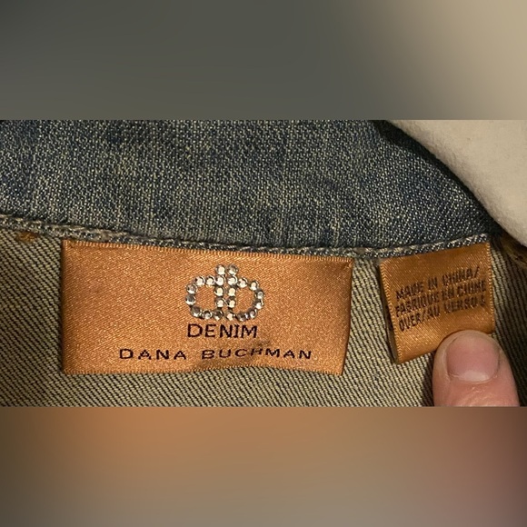 Dana Buchman Denim Blazer Jacket, Size 8 - Picture 5 of 8